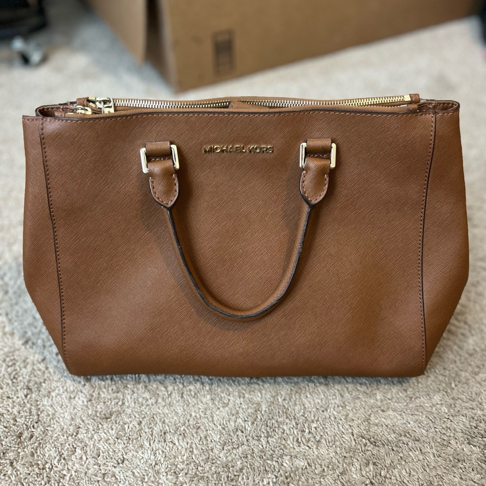 Michael Kors Large Sutton Saffiano Leather Satchel